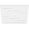 Ekena Millwork Knox Architectural Grade PVC Contemporary Ceiling Medallion, 36"OD x 3"ID x 12 1/2"C x 1"P CMP36KX-03000 - alternate 4